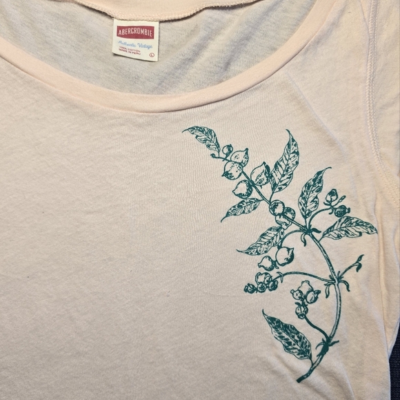 Y2K Abercrombie & Fitch Authentic Vintage Tee Large - Picture 2 of 7
